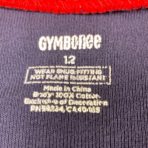 Gymboree unisex blue and red Christmas tree truck two piece pajamas set size 12 - Picture 4 of 4